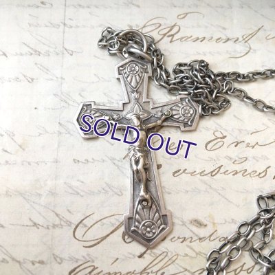 画像4: 銀製 クロスペンダントネックレス