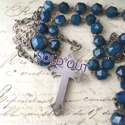 画像4: ラピスラズリのシルバーロザリオ