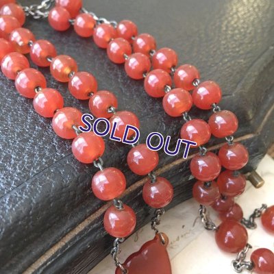 画像11: 赤瑪瑙クロスのロザリオ（ケース付）