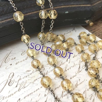 画像9: シャンパンゴールドガラスのヴェルメイユロザリオ