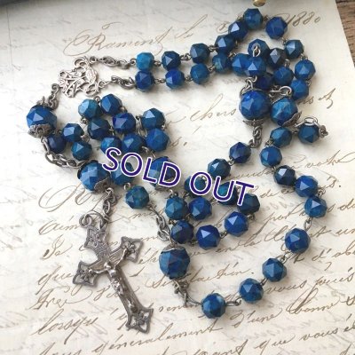 画像8: ラピスラズリのシルバーロザリオ