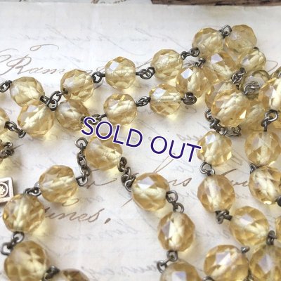 画像6: シャンパンゴールドガラスのヴェルメイユロザリオ