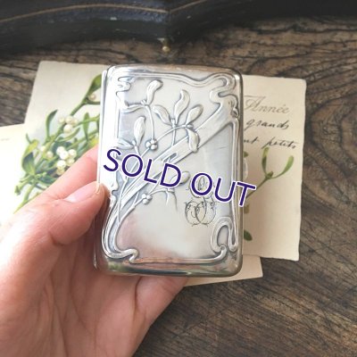 画像14: 銀製 ヤドリギのシガレットケースB