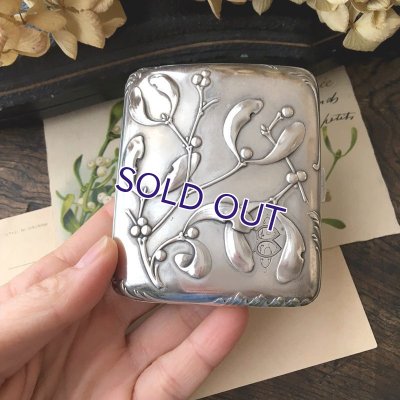 画像11: 銀製 MURATヤドリギのシガレットケース