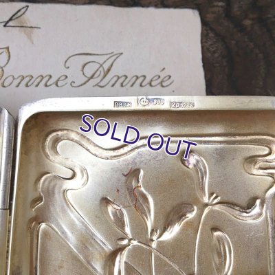 画像12: 銀製 ヤドリギのシガレットケースB