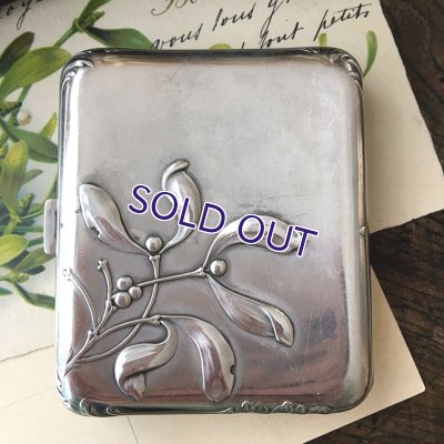 画像5: 銀製 MURATヤドリギのシガレットケース