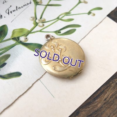 画像4: ヤドリギのゴールドロケットペンダント