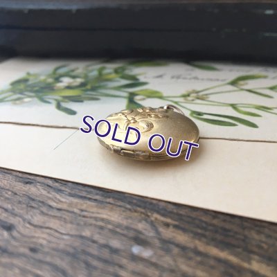 画像6: ヤドリギのゴールドロケットペンダント