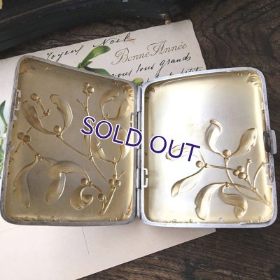 画像10: 銀製 MURATヤドリギのシガレットケース