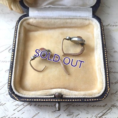 画像7: ローズカットサフィレットのイヤリング