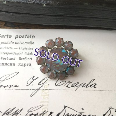 画像6: 濃色サフィレットのデイジーブローチ