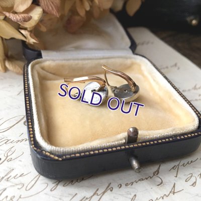 画像8: ローズカットサフィレットのイヤリング