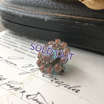 画像4: 濃色サフィレットのデイジーブローチ