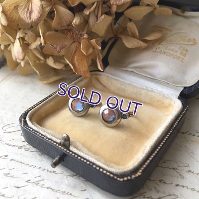 画像10: ローズカットサフィレットのイヤリング