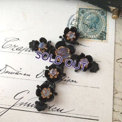 画像3: サフィレットのブラックフラワークロス