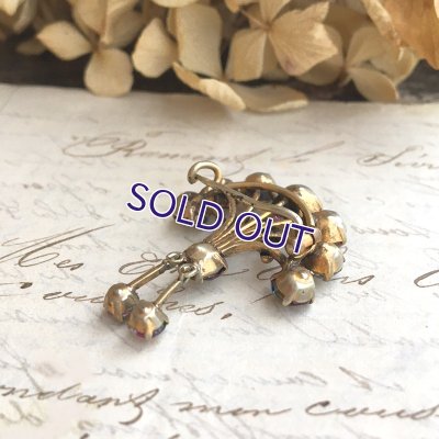 画像8: 初期アイリスガラスの扇ブローチ