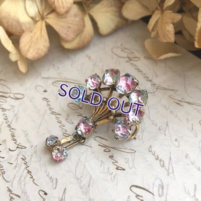 画像5: 初期アイリスガラスの扇ブローチ