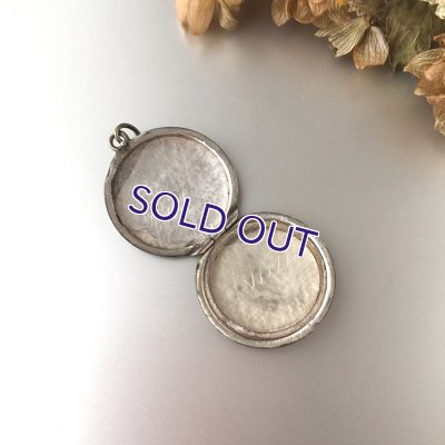 画像6: 銀製 ニエロ細工のロケットペンダントB