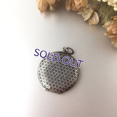 画像7: 銀製 ニエロ細工のロケットペンダントB