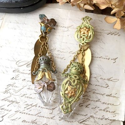 画像10: 小さな花のシャトレーン香水瓶A