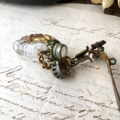 画像7: 小さな花のシャトレーン香水瓶B