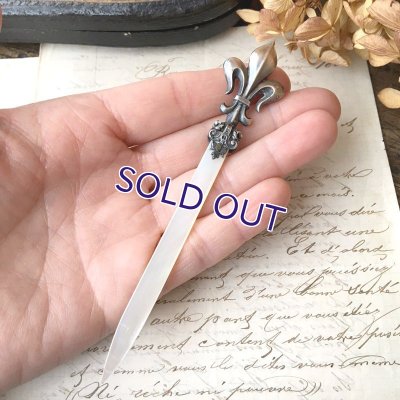 画像6: フルールドリスとマザーオブパールのレターナイフA