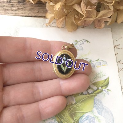 画像12: スズランのエナメルロケットペンダント