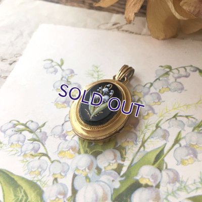 画像3: スズランのエナメルロケットペンダント