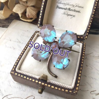 画像10: サフィレット 四葉クローバーブローチ