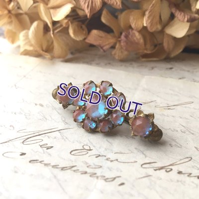 画像10: ローズカットサフィレットのクラスターブローチ