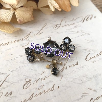 画像4: 銀製ベルリンガラスの花のブローチ