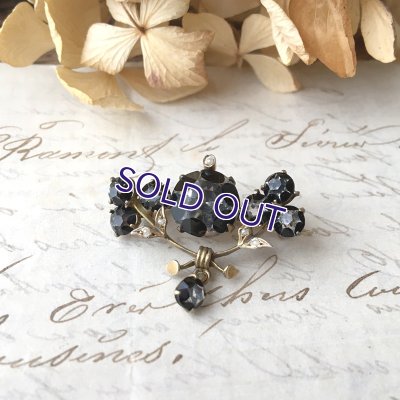 画像3: 銀製ベルリンガラスの花のブローチ