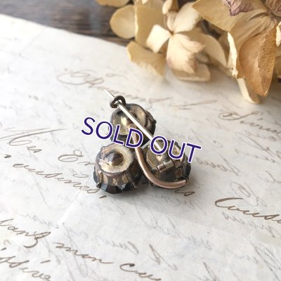 画像8: ベルリンガラスのクローバーブローチB