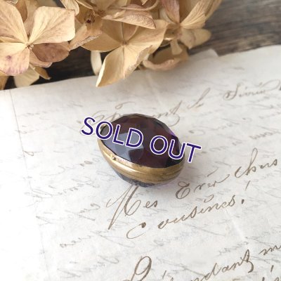 画像5: 蛍光アメジストガラスのボールロケットペンダント