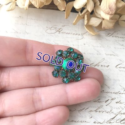 画像8: ピーコックアイのクラスターブローチ