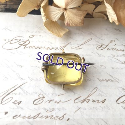 画像7: ウランガラスの一粒ブローチ