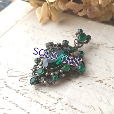 画像3: エメラルドガラスのロケットペンダント