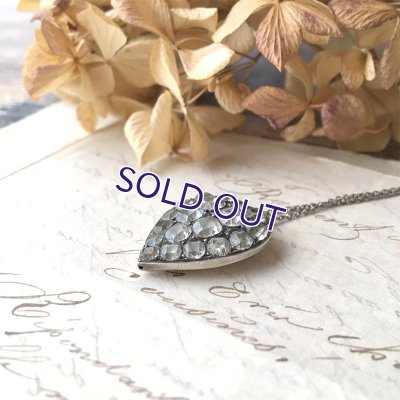 画像4: 銀製 ペーストガラスのハートペンダント