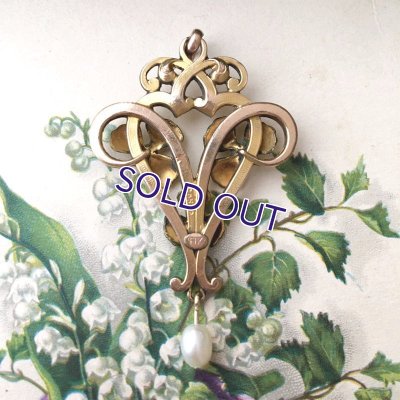 画像7: FIX クローバーのゴールドペンダント