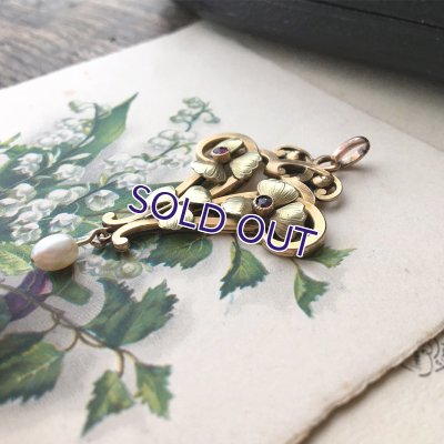 画像9: FIX クローバーのゴールドペンダント