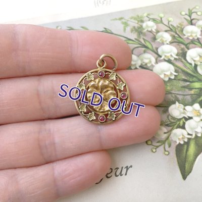 画像10: FIX スミレと蔦のゴールドペンダント