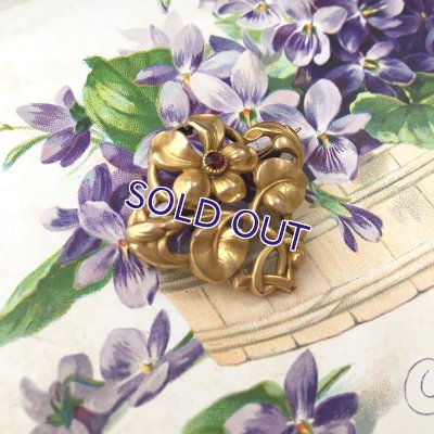 画像7: ORIA スミレのゴールドブローチ