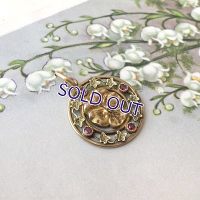 画像6: FIX スミレと蔦のゴールドペンダント