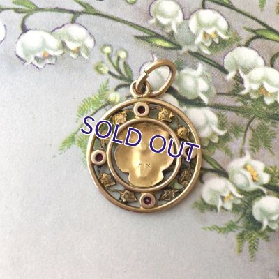 画像7: FIX スミレと蔦のゴールドペンダント