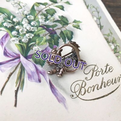 画像6: 銀製 輪くぐりテリアのブローチ