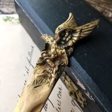 ブロンズ製 鷲の装飾のレターナイフ（ケース付）