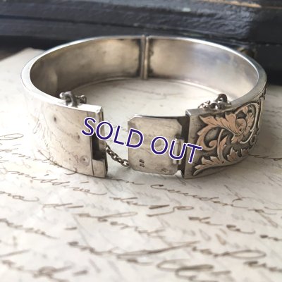 画像4: 銀製 アカンサス文様のバングル