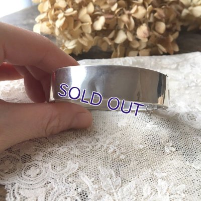 画像11: 銀製 アカンサス文様のバングル