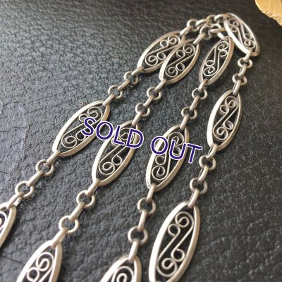 画像4: 銀製 フィリグリー細工のネックレス