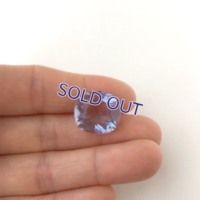 画像10: 蛍光ラベンダーカラー クッションカットサフィレット